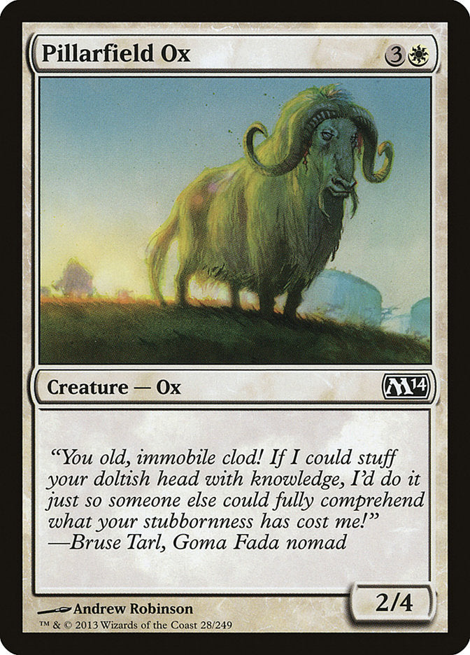 Pillarfield Ox [Core Set 2014] [Foil]