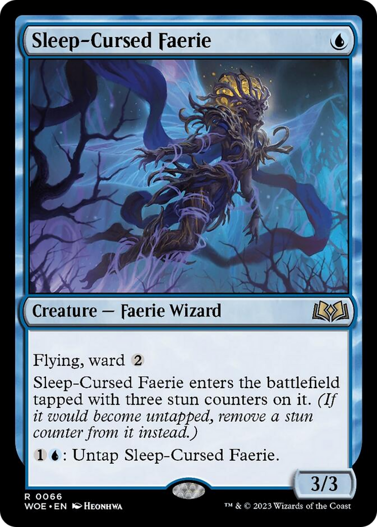 Sleep-Cursed Faerie [Wilds of Eldraine] [Foil]
