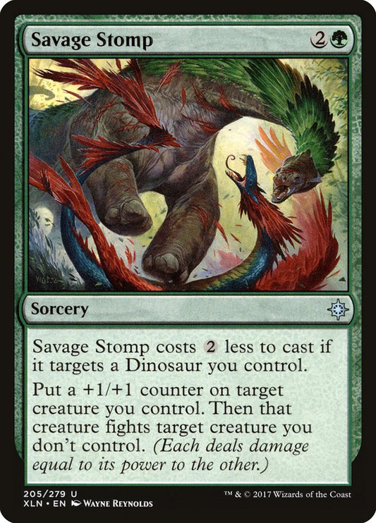 Savage Stomp [Ixalan] [Foil]