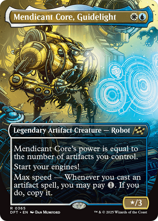 Mendicant Core, Guidelight (Borderless) [Aetherdrift] [Foil]