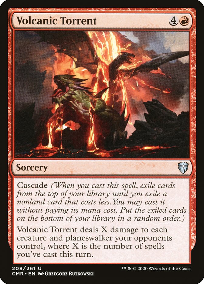 Volcanic Torrent [Commander Legends] [Foil]