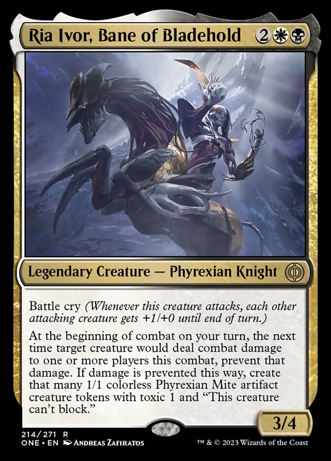 Ria Ivor, Bane of Bladehold [Phyrexia: All Will Be One] [Foil]