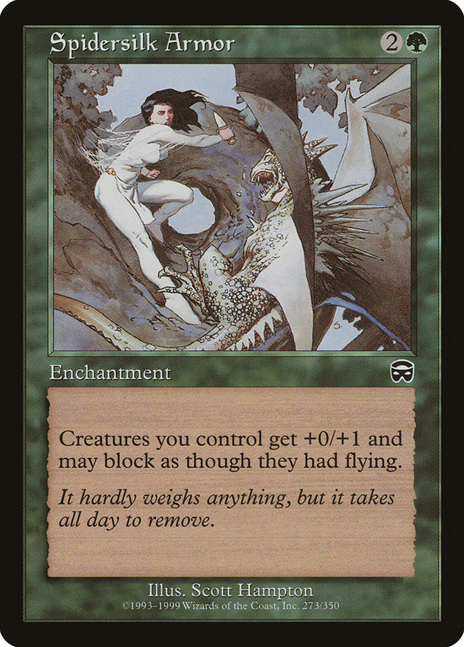 Spidersilk Armor [Mercadian Masques] [Foil]