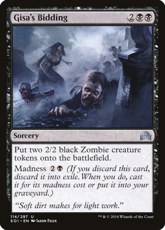 Gisa's Bidding [Shadows over Innistrad] [Foil]