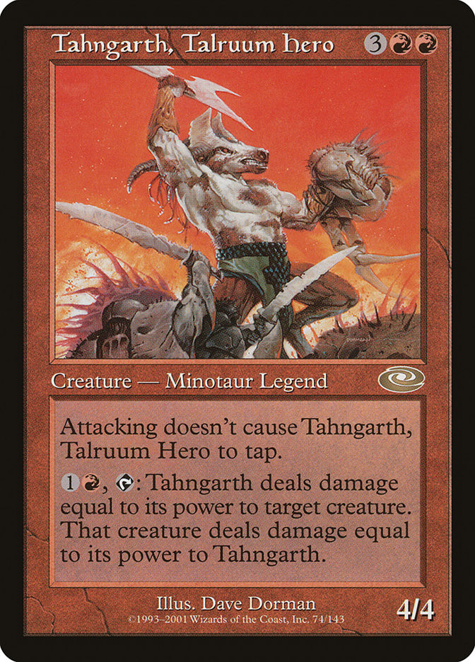 Tahngarth, Talruum Hero (Dave Dorman) [Planeshift] [Foil]
