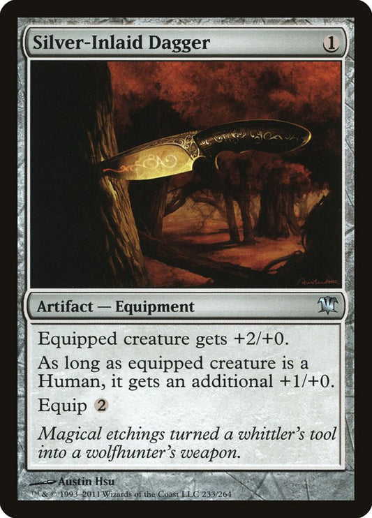Silver-Inlaid Dagger [Innistrad] [Foil]