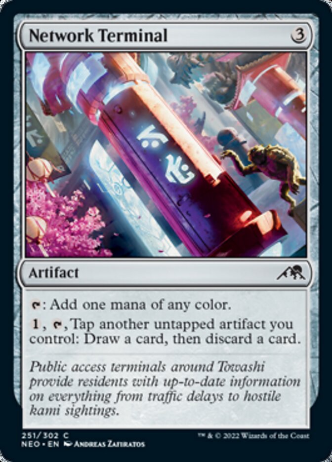 Network Terminal [Kamigawa: Neon Dynasty] [Foil]