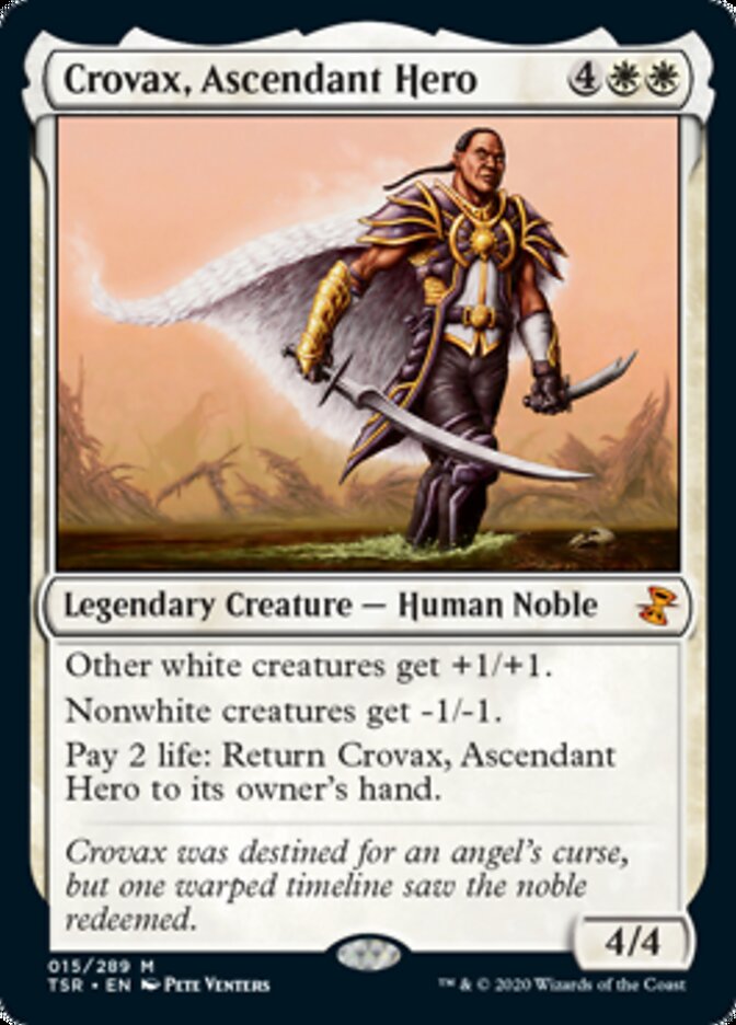 Crovax, Ascendant Hero [Time Spiral Remastered] [Foil]
