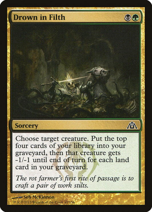 Drown in Filth [Dragon's Maze] [Foil]