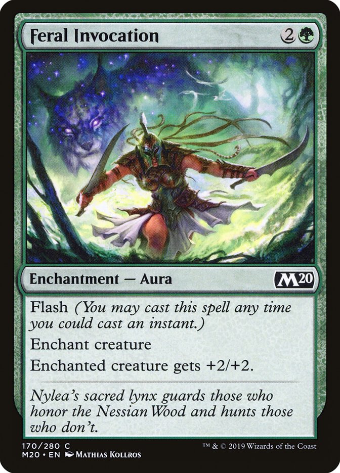 Feral Invocation [Core Set 2020] [Foil]