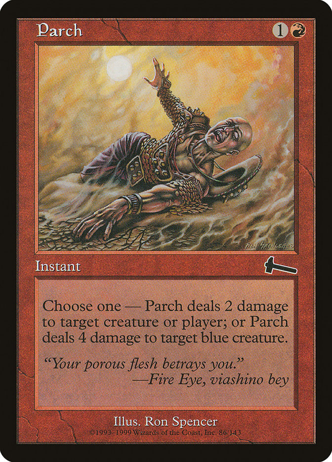 Parch [Urza's Legacy] [Foil]
