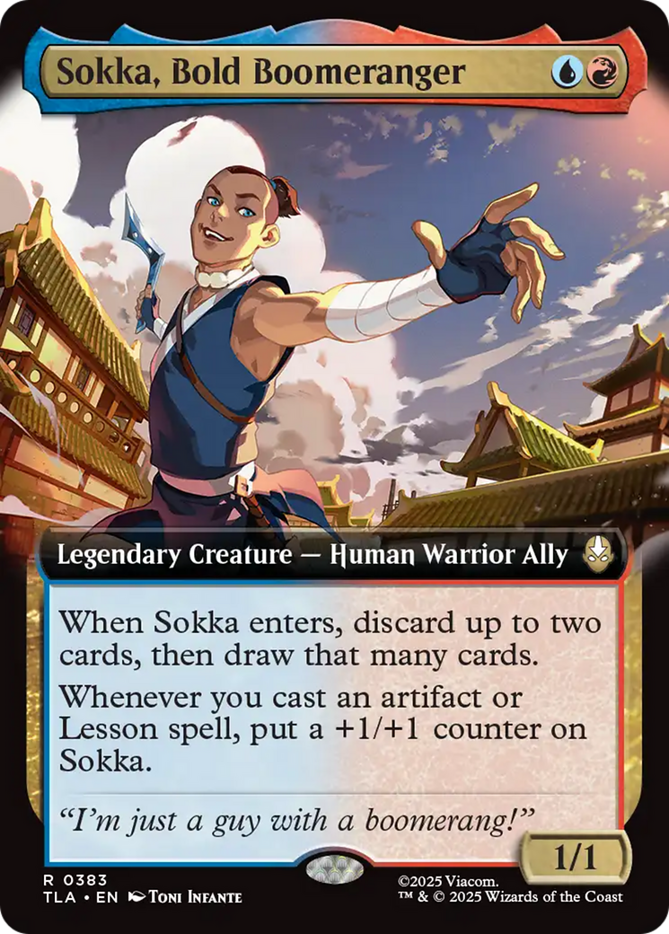 Sokka, Bold Boomeranger (Extended Art) [Avatar: The Last Airbender] [Foil]