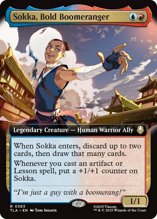 Sokka, Bold Boomeranger (Extended Art) [Avatar: The Last Airbender] [Foil]