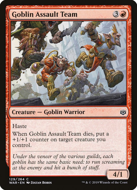 Goblin Assault Team [War of the Spark] [Foil]