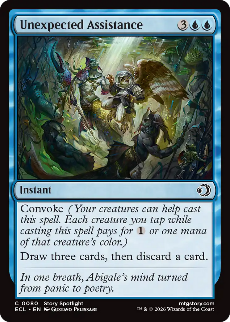 Unexpected Assistance [Lorwyn Eclipsed] [Foil]