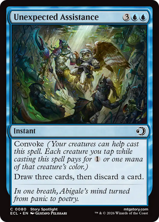 Unexpected Assistance [Lorwyn Eclipsed] [Foil]