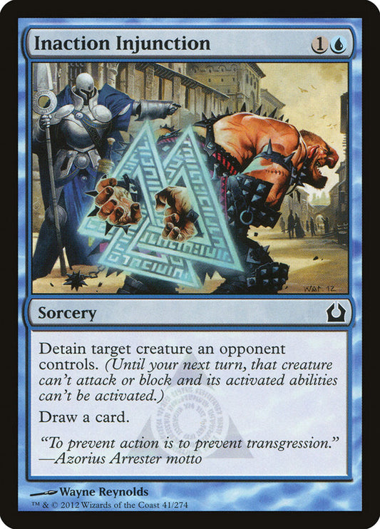 Inaction Injunction [Return to Ravnica] [Foil]