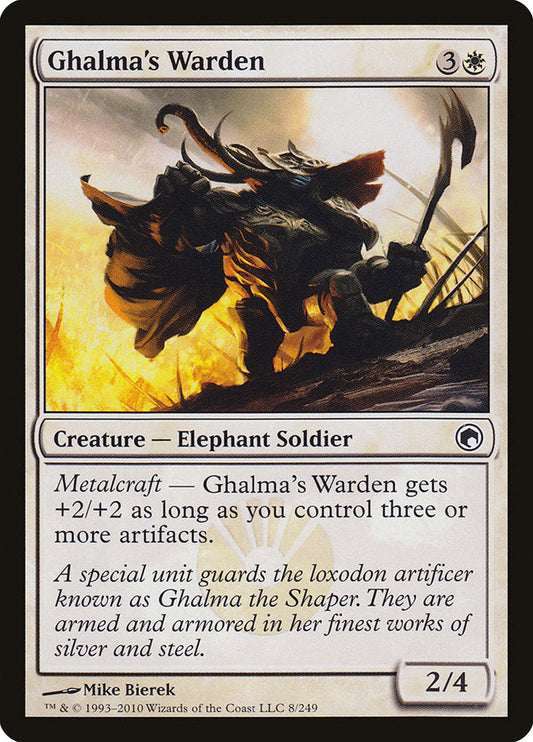 Ghalma's Warden [Scars of Mirrodin] [Foil]