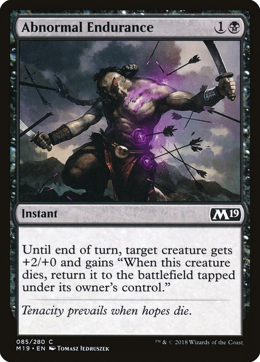 Abnormal Endurance [Core Set 2019] [Foil]