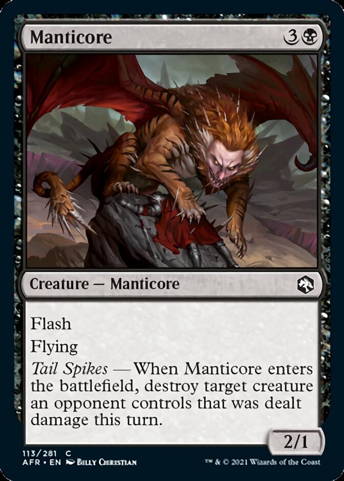 Manticore [Dungeons & Dragons: Adventures in the Forgotten Realms] [Foil]