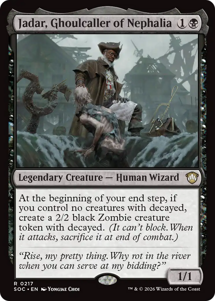 Jadar, Ghoulcaller of Nephalia [Secrets of Strixhaven Commander] [Foil]