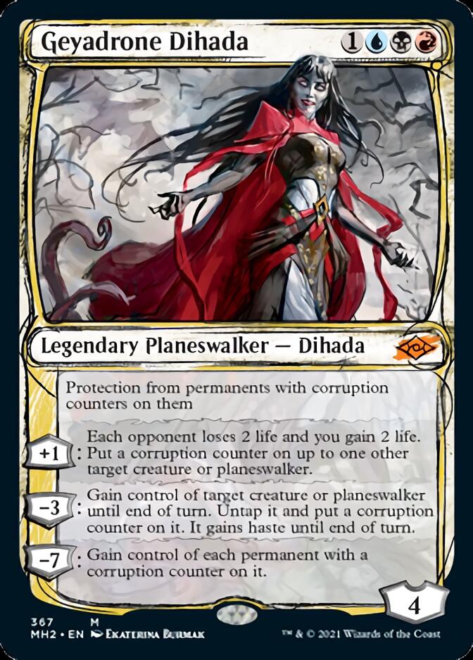 Geyadrone Dihada (Sketch) [Modern Horizons 2] [Foil]