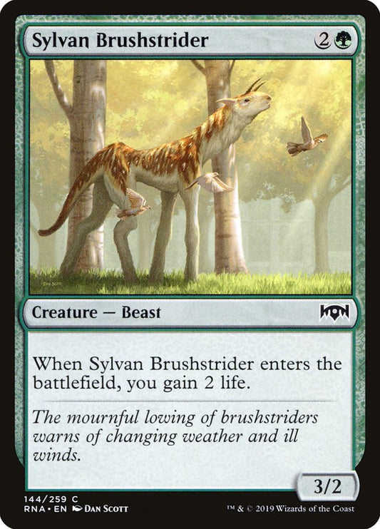 Sylvan Brushstrider [Ravnica Allegiance] [Foil]