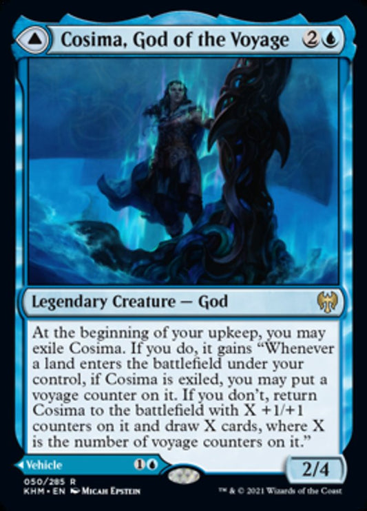 Cosima, God of the Voyage // The Omenkeel [Kaldheim] [Foil]