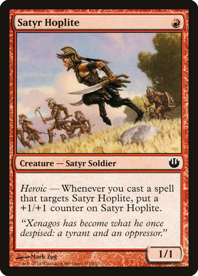 Satyr Hoplite [Journey into Nyx] [Foil]