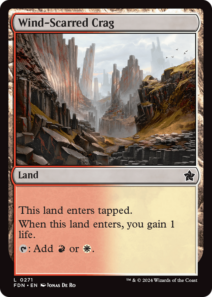 Wind-Scarred Crag [Foundations] [Foil]