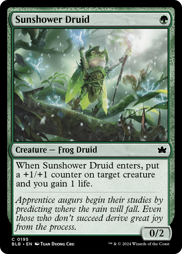 Sunshower Druid [Bloomburrow] [Foil]