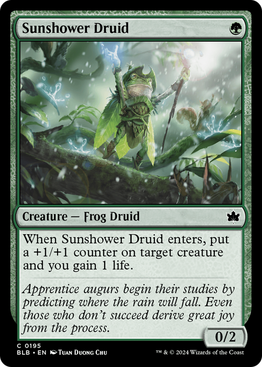 Sunshower Druid [Bloomburrow] [Foil]