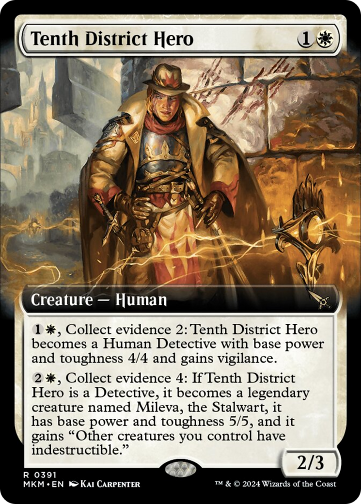 Tenth District Hero (Extended Art) [Murders at Karlov Manor] [Foil]