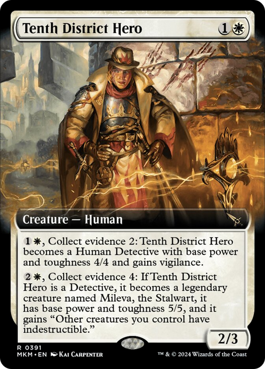 Tenth District Hero (Extended Art) [Murders at Karlov Manor] [Foil]