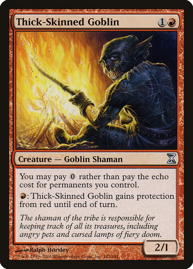 Thick-Skinned Goblin [Time Spiral] [Foil]