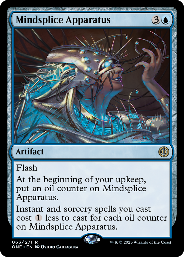 Mindsplice Apparatus (Promo Pack) [Phyrexia: All Will Be One Promos] [Foil]