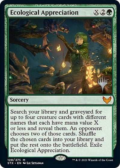 Ecological Appreciation (Promo Pack) [Strixhaven: School of Mages Promos] [Foil]