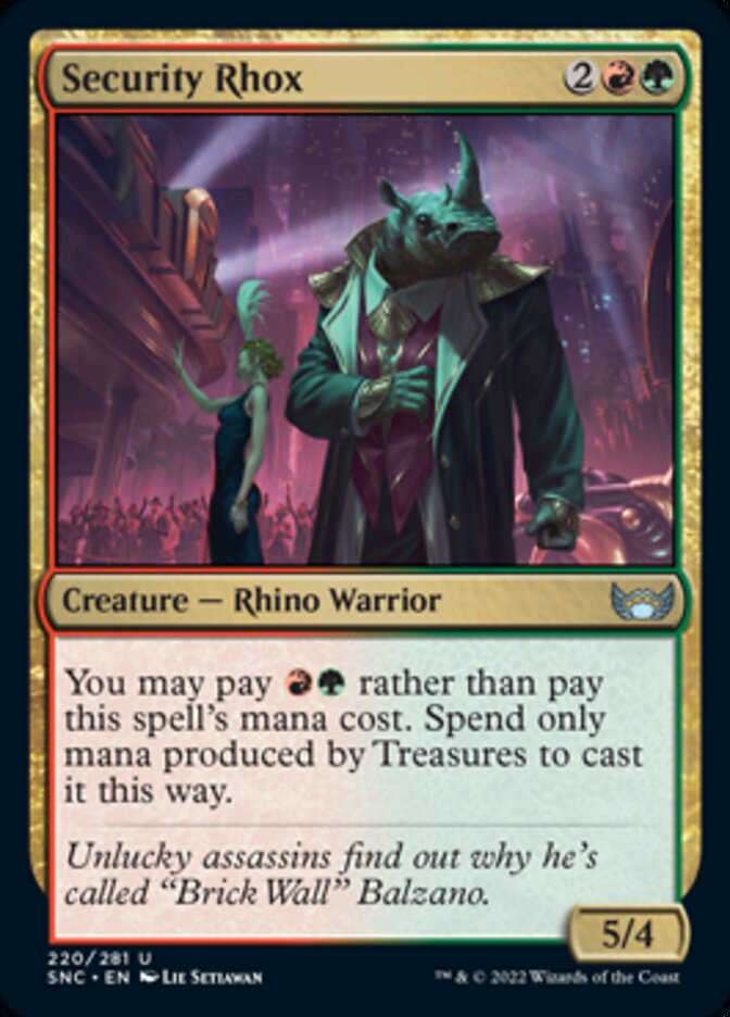 Security Rhox [Streets of New Capenna] [Foil]