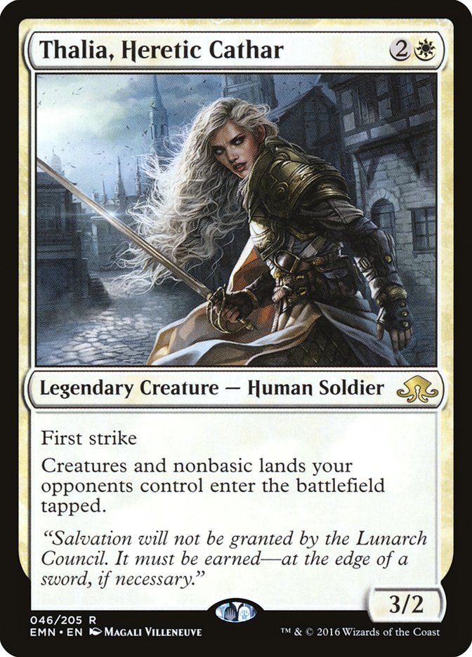 Thalia, Heretic Cathar [Eldritch Moon] [Foil]