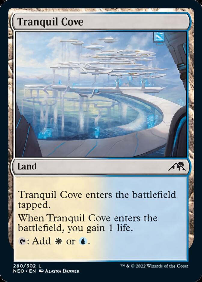 Tranquil Cove [Kamigawa: Neon Dynasty] [Foil]