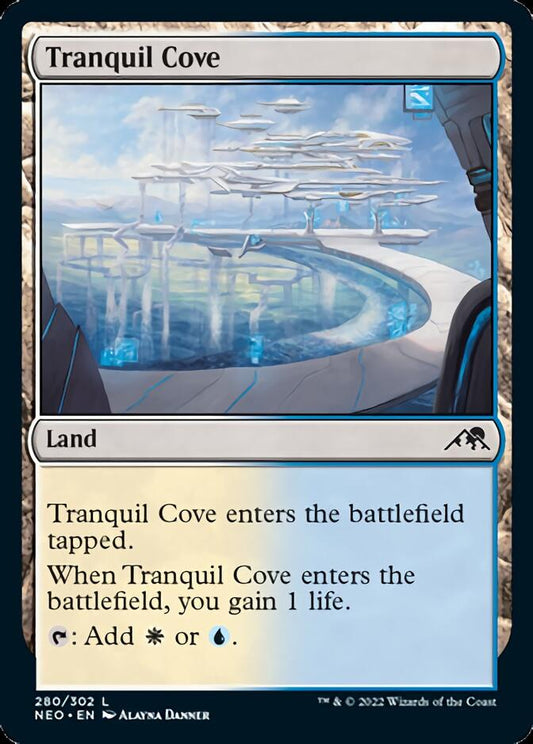 Tranquil Cove [Kamigawa: Neon Dynasty] [Foil]