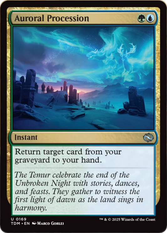 Auroral Procession [Tarkir: Dragonstorm] [Foil]