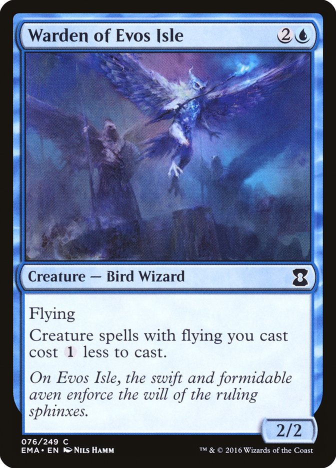 Warden of Evos Isle [Eternal Masters] [Foil]