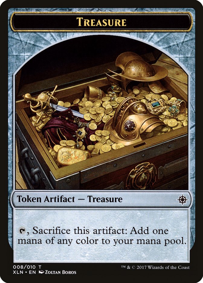 Treasure Token (008/010) [Ixalan Tokens] [Foil]