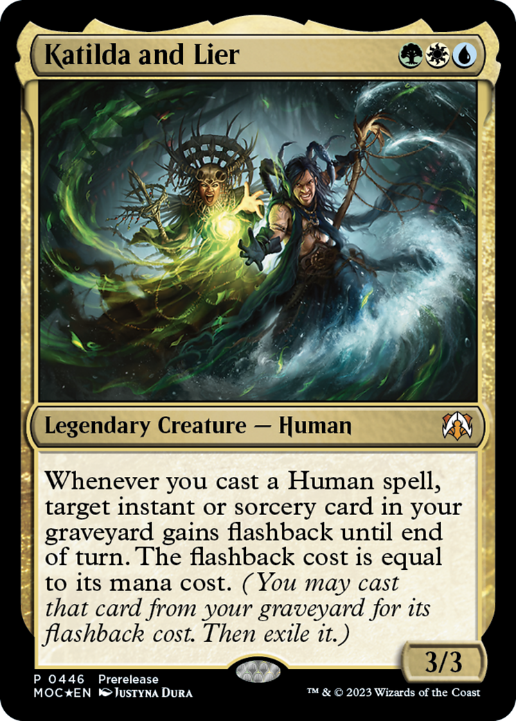 Katilda and Lier [March of the Machine Commander Prerelease Promos] [Foil]