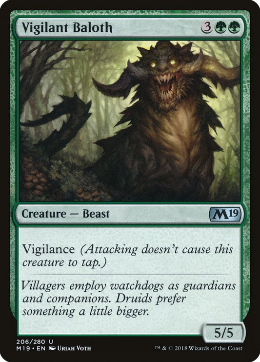 Vigilant Baloth [Core Set 2019] [Foil]