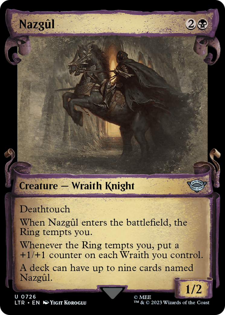 Nazgul (0726) [The Lord of the Rings: Tales of Middle-Earth Showcase Scrolls] [Foil]