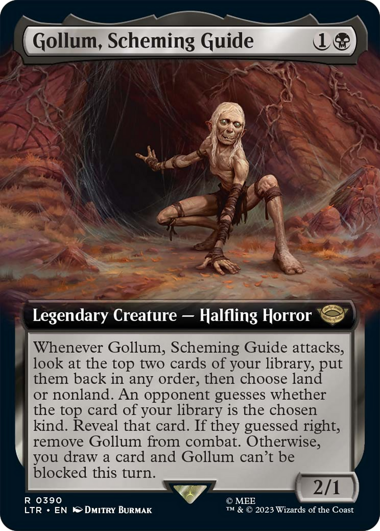 Gollum, Scheming Guide (Extended Art) [The Lord of the Rings: Tales of Middle-Earth] [Foil]