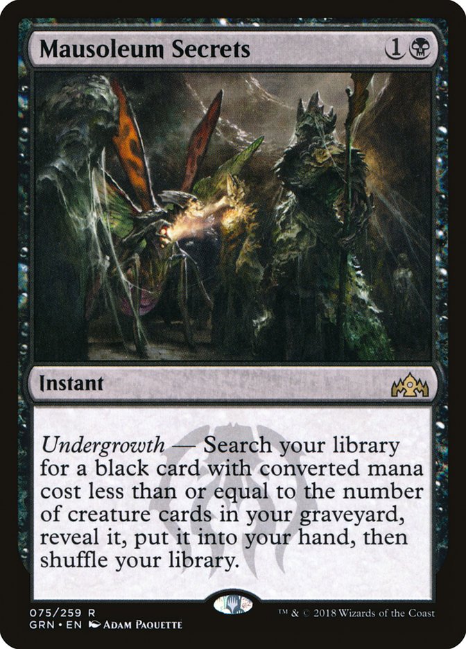 Mausoleum Secrets [Guilds of Ravnica] [Foil]