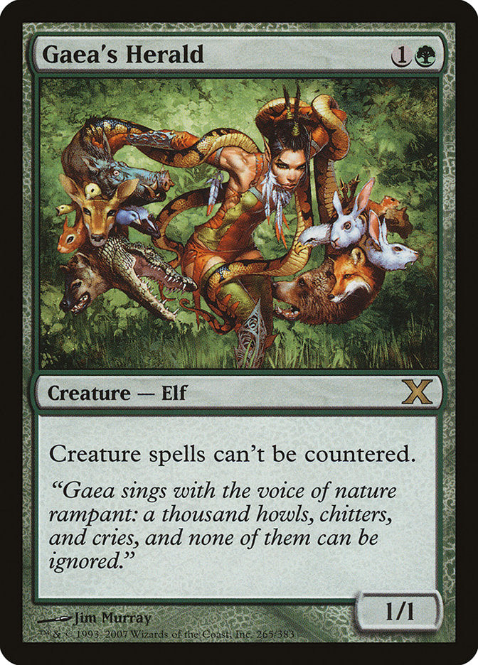 Gaea's Herald [Tenth Edition] [Foil]